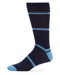 Saks Fifth Avenue Block Stripe Cotton Socks