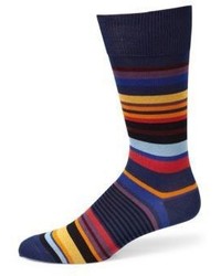 Paul Smith Striped Patterned Socks