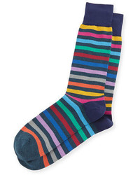 Paul Smith Twisted Bright Striped Socks