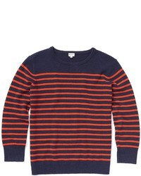 Navy Horizontal Striped Sweater