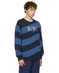 Dime Navy Blue Wave Sweater