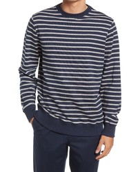 Oliver Spencer Robin Stripe Organic Cotton Crewneck Sweatshirt