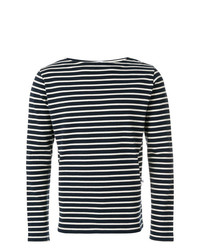 Doppiaa Striped Casual Sweatshirt