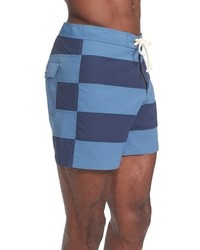 Saturdays Nyc Offset Stripe Board Shorts