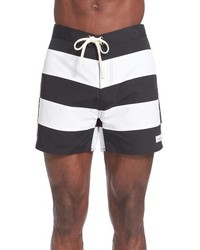 Saturdays Nyc Offset Stripe Board Shorts