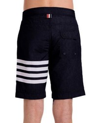 Thom Browne Striped Board Shorts