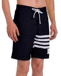 Thom Browne Striped Board Shorts