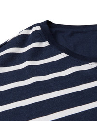 Derek Rose Alfie Striped Stretch Micro Modal Jersey T Shirt