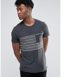 Selected Homme Striped Pocket T Shirt
