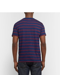 Todd Snyder Striped Cotton Jersey T Shirt