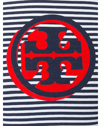 Tory Burch Striped Logo T Shirt