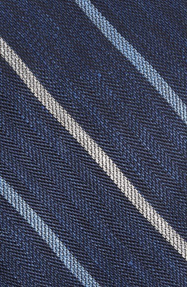 Gitman Stripe Silk Blend Tie, $115 | Nordstrom | Lookastic