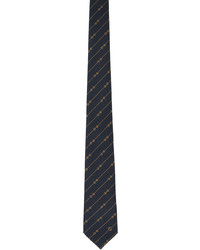 Gucci Navy Horsebit Tie