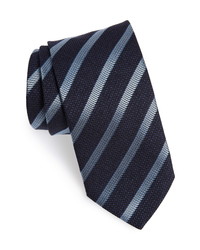 Eton Stripe Cotton Blend Tie