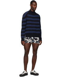 Jacquemus Blue Navy La Maille Rayures Sweater