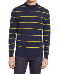 Ted Baker London Nocal Stripe Mock Neck Sweater
