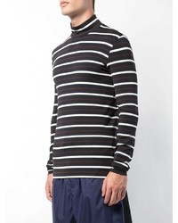 3.1 Phillip Lim Striped Long Sleeve Turtleneck T Shirt