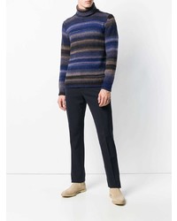 Altea Striped Roll Neck Sweater
