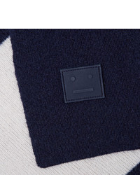 Acne Studios Nader Striped Wool Scarf