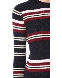 Chinti and Parker Rib Striped Sweater