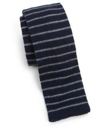 Paul Smith Striped Wool Knit Tie