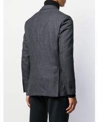 Dell'oglio Houndstooth Fitted Blazer