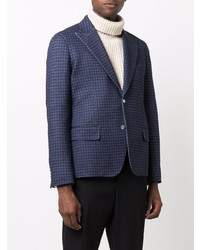 Reveres 1949 Houndstooth Print Blazer