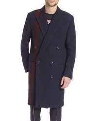 Paul Smith Houndstooth Patterned Double Breasted Overcoat