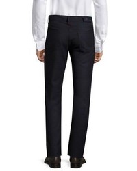 Kiton Regular Fit Houndstooth Trousers