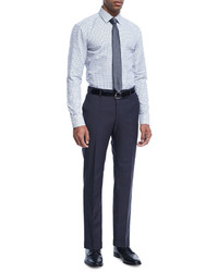 BOSS Micro Houndstooth Wool Trousers