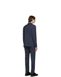 Z Zegna Blue Slim Drop 8 Suit