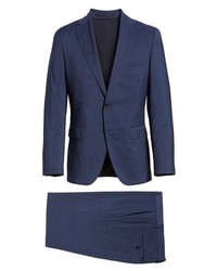 BOSS Johnstonslenon Classic Fit Houndstooth Wool Suit