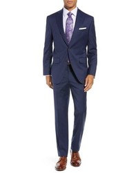 David Donahue Ryan Classic Fit Houndstooth Wool Suit