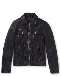 Neil Barrett Archive Washed Leather Jacket