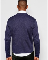 Asos Brand Knitted Jacket With Contrast Pocket