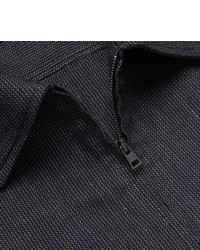 A.P.C. Cotton And Linen Blend Zip Up Shirt Jacket