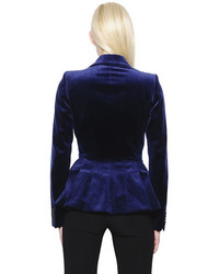 Antonio Berardi Cotton Silk Velvet Jacket
