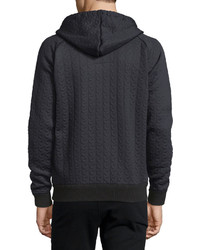 G Star G Star Badyo Cable Knit Hooded Jacket Navy
