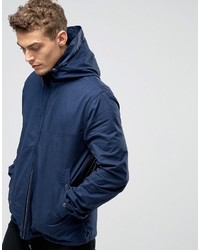 Pretty Green Jacket With Hood In Navy