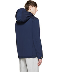 Moncler Gamme Bleu Navy Nylon Short Jacket