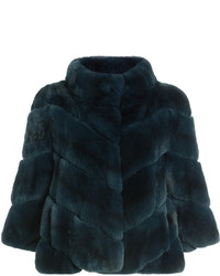Yves Salomon Rabbit Fur Jacket