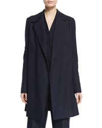 The Row Rallan Open Front Long Jacket Pitch Blue