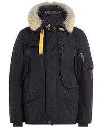 Parajumpers Right Hand Down Jacket With Fur Trimmed Hood