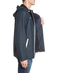 Cole Haan Rubberized Hooded Jacket