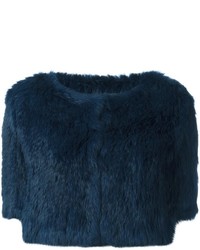 Yves Salomon Cropped Fur Jacket