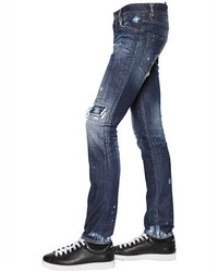 DSQUARED2 165cm Long Clet Cotton Denim Jeans