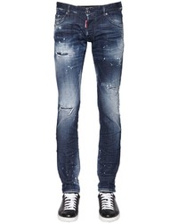 DSQUARED2 165cm Long Clet Distress Denim Jeans