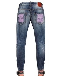 DSquared 165cm Patch Wash Denim Jeans