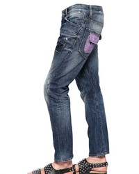 DSquared 165cm Patch Wash Denim Jeans