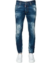 DSQUARED2 16cm Skater Baker Wash Denim Jeans